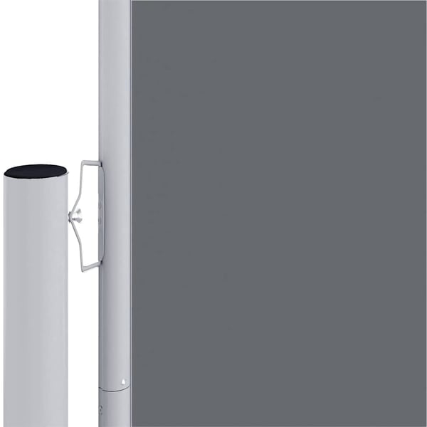 vidaXL sammenrullelige sidemarkise 117x1200 cm antracitgrå