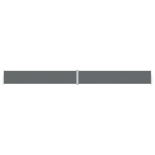 vidaXL Uttrekkbar sidemarkise antrasitt 117x1200 cm