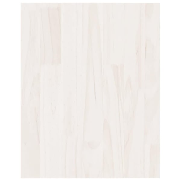 vidaXL TV-benk hvit 70x33x42 cm heltre furu