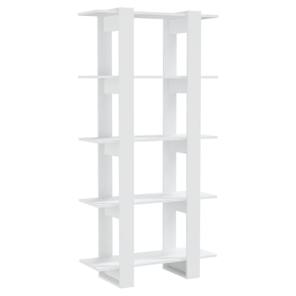 vidaXL bogreol/rumdeler 80x30x160 cm spånplade hvid