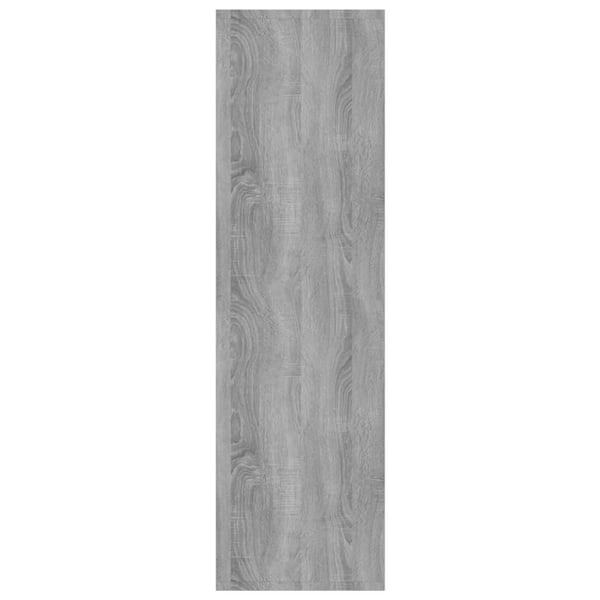 vidaXL bogreol/rumdeler 60x30x103 cm spånplade grå sonoma-eg
