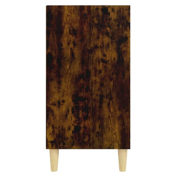 vidaXL Skjenk røkt eik 57x35x70 cm sponplate