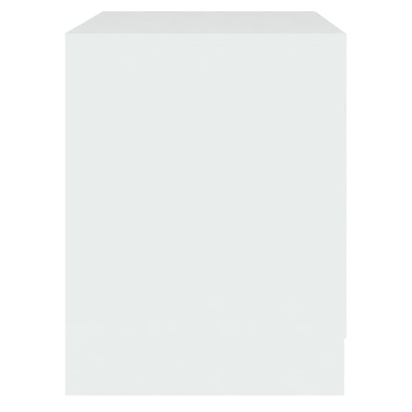vidaXL Nattbord 2 stk hvit 45x34,5x44,5 cm sponplate