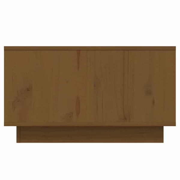 vidaXL Salongbord honningbrun 55x56x32 cm heltre furu