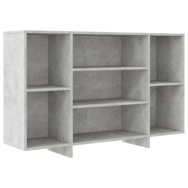 vidaXL Senkki betoninharmaa 120x30x75 cm tekninen puu