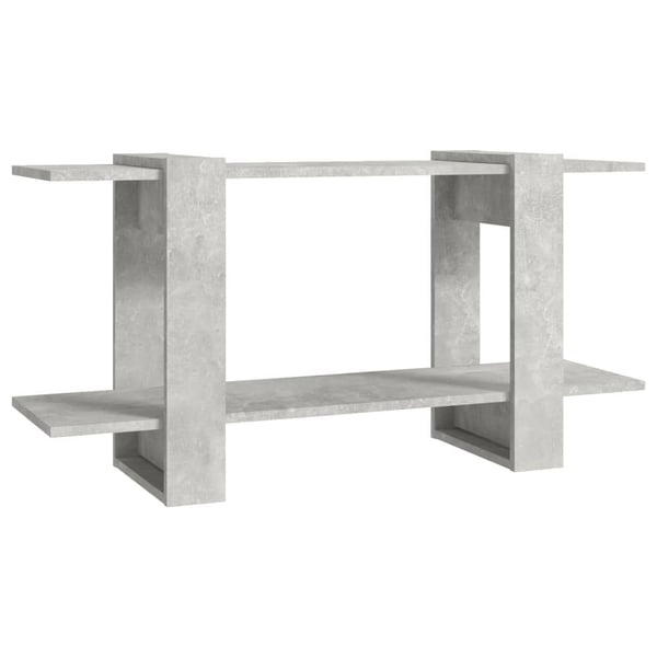vidaXL Bokhylla betonggrå 100x30x51 cm konstruerat trä
