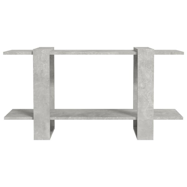 vidaXL Bokhylla betonggrå 100x30x51 cm konstruerat trä