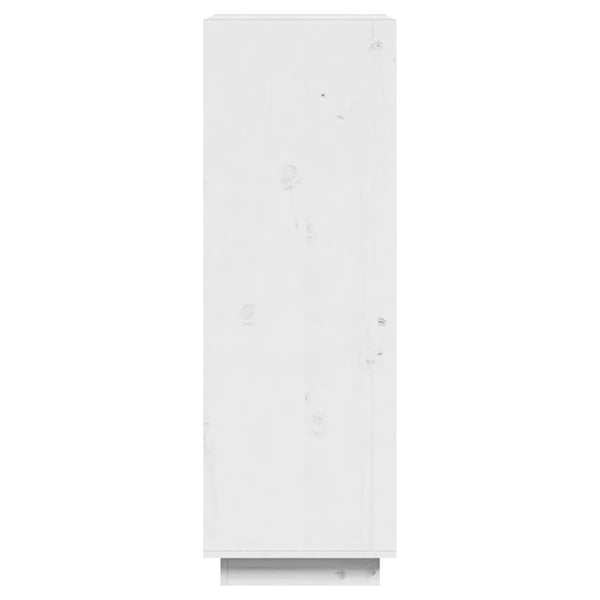 vidaXL bogreol/rumdeler 60x35x103 cm massivt fyrretræ hvid