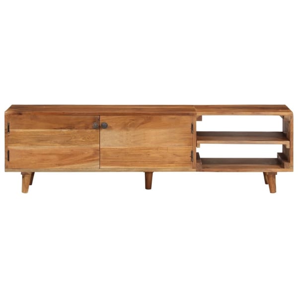 vidaXL tv-bord 140x30x40 cm massivt akacietræ med honningfinish