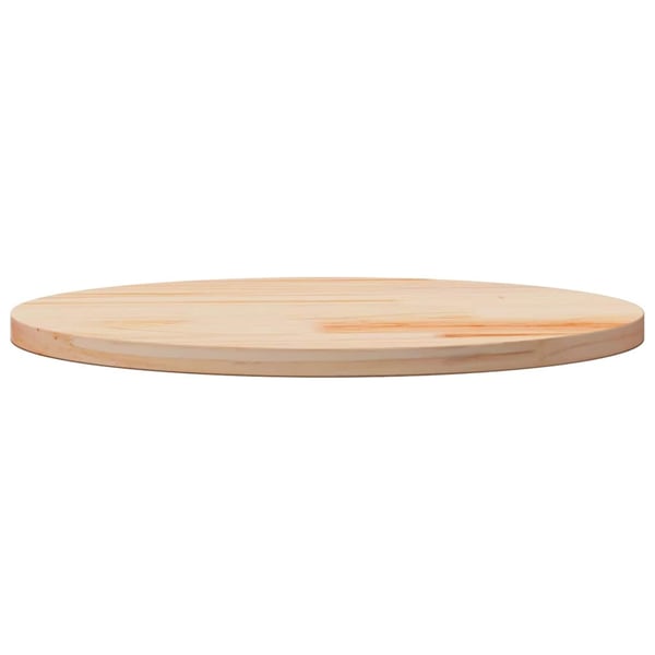 vidaXL Bordplate Ø70x2,5 cm heltre furu