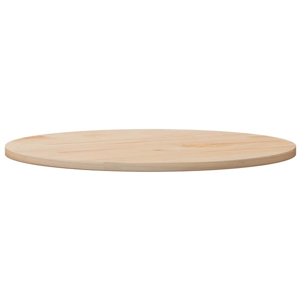 vidaXL Bordplate Ø80x2,5 cm heltre furu