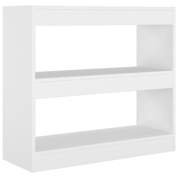 vidaXL bogreol/rumdeler 80x30x72 cm hvid