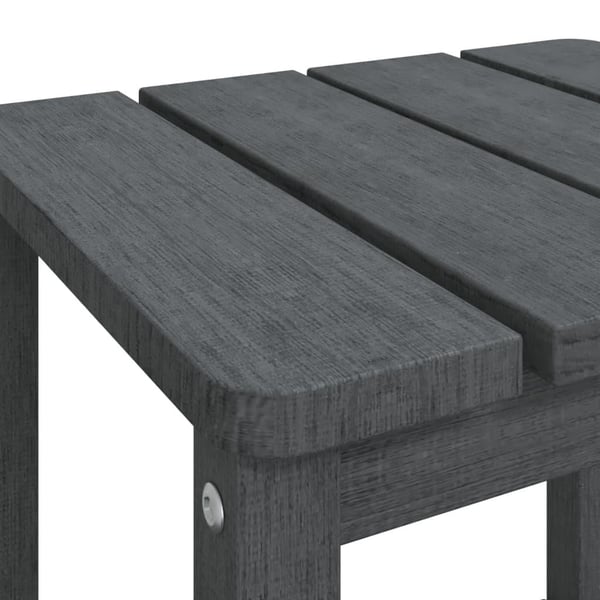 vidaXL Adirondack hagebord antrasitt 38x38x46 cm HDPE