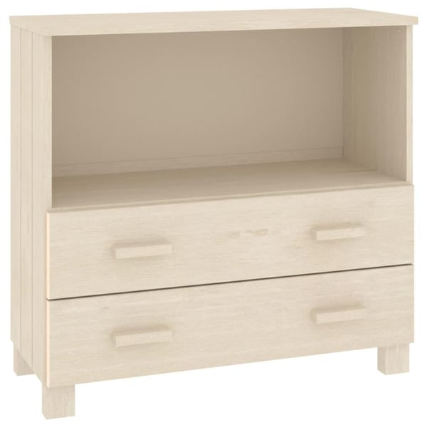 vidaXL Skjenk HAMAR honningbrun 85x35x80 cm heltre furu