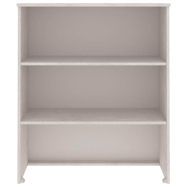 vidaXL Skjenketopp HAMAR hvit 85x35x100 cm heltre furu