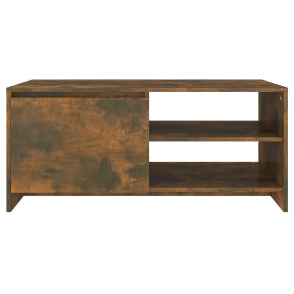 vidaXL sofabord 102x50x45 cm konstrueret træ røget egetræsfarve