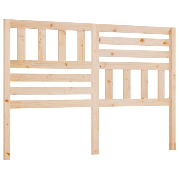 vidaXL Sengegavl 146x4x100 cm heltre furu