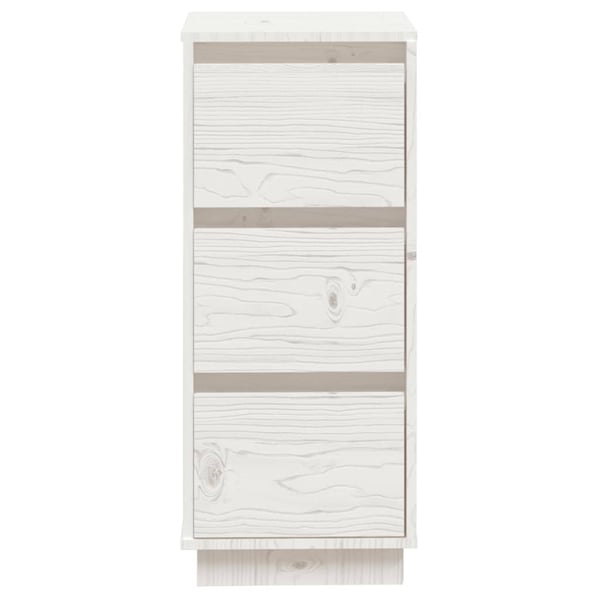 vidaXL Senkit 2 kpl valkoinen 32x34x75 cm täysi mänty