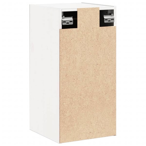 vidaXL vægskabe 2 stk. 30x30x60 cm massivt fyrretræ hvid
