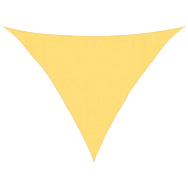 vidaXL solsejl 3,5x3,5x4,9 m 160 g/m² HDPE beige
