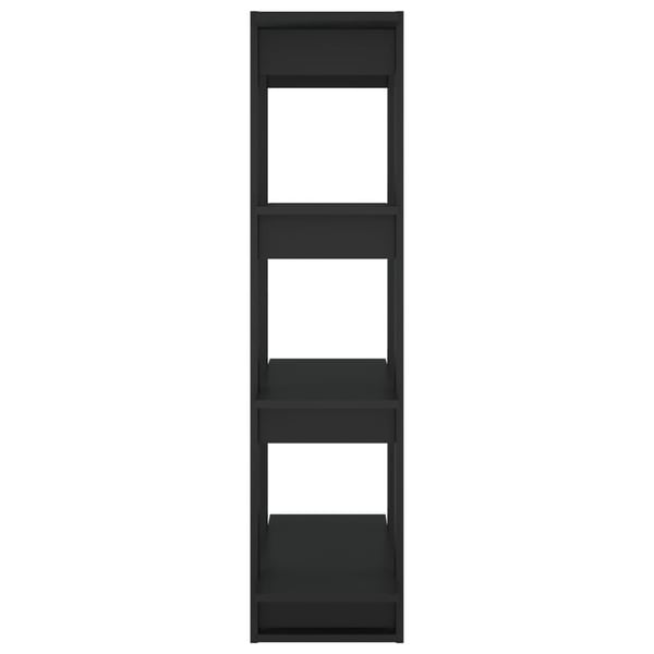 vidaXL bogreol/rumdeler 80x30x123,5 cm sort
