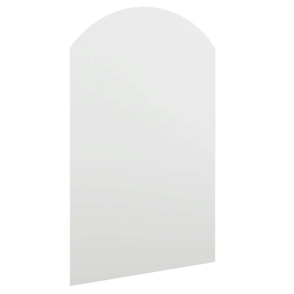 vidaXL Speil med LED-lys 60x40 cm glass oval