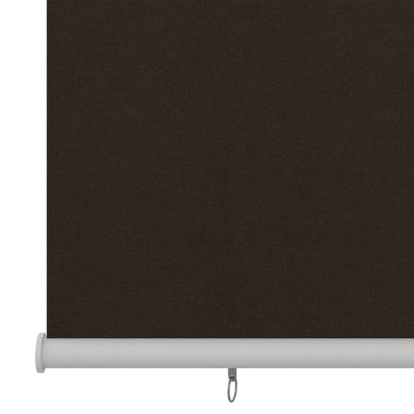 vidaXL Rullgardin utomhus 100x140 cm brun HDPE