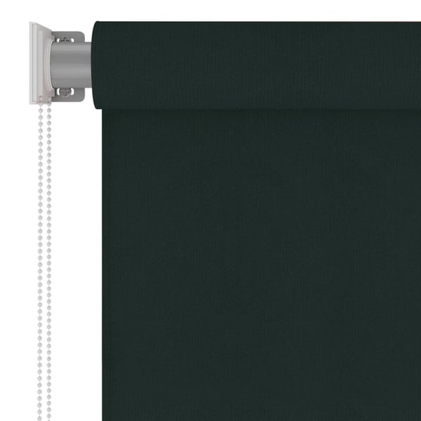 vidaXL Rullgardin utomhus 140x230 cm mörkgrön HDPE