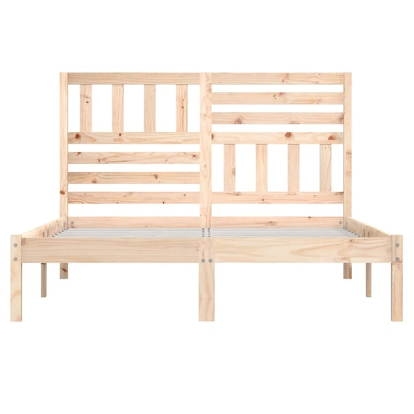 vidaXL Sengeramme heltre furu 140x200 cm