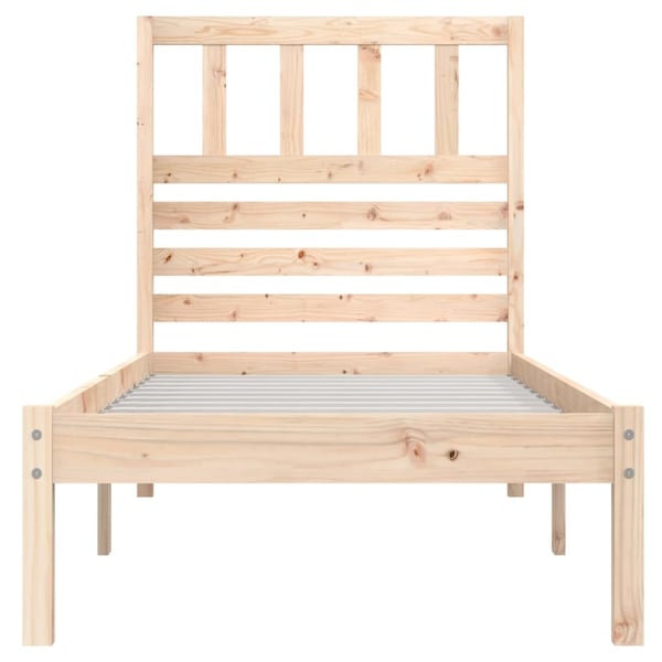 vidaXL Sengeramme 90x190 cm heltre furu