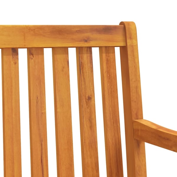 vidaXL havebænk 219 cm massivt akacietræ