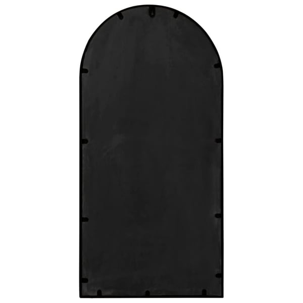 vidaXL spejl 90x45 cm jern sort