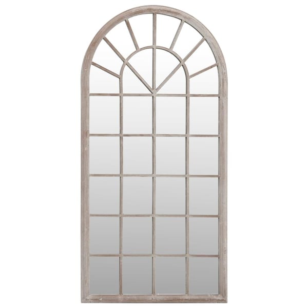 vidaXL spejl 90x45 cm jern sandfarvet