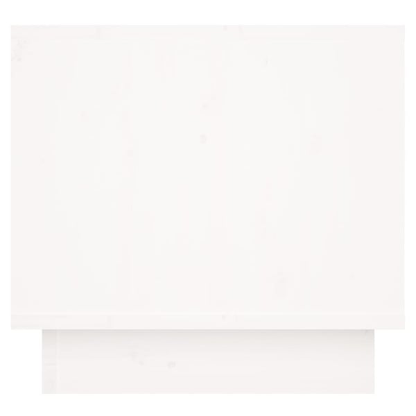 vidaXL Nattbord 2 stk hvit 35x34x32 cm heltre furu
