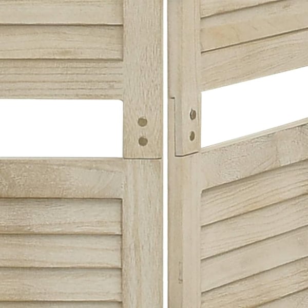 vidaXL Romdeler 5 paneler 175x165 cm heltre keisertre