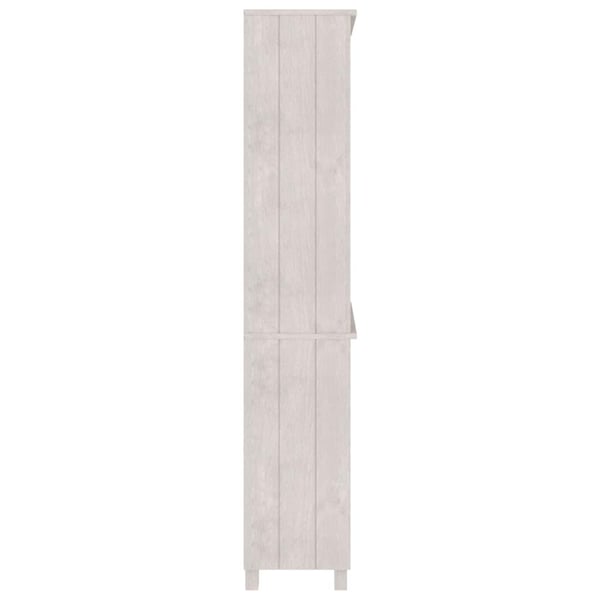 vidaXL Highboard HAMAR heltre furu hvit