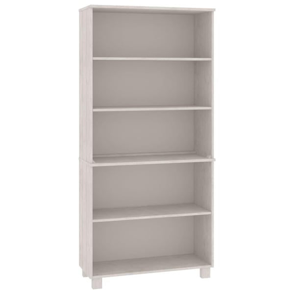 vidaXL Highboard HAMAR heltre furu hvit
