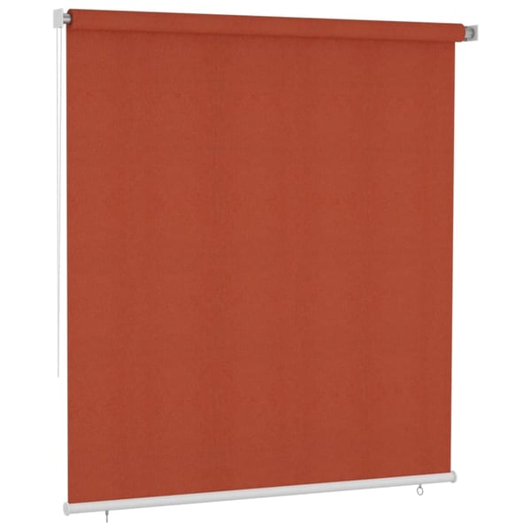vidaXL Utendørs rullegardin 220x230 cm terrakotta HDPE