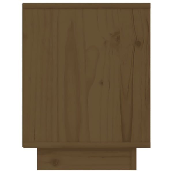 vidaXL Nattbord 2 stk honningbrun 40x30x40 cm heltre furu