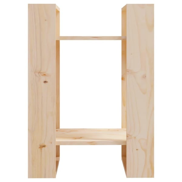 vidaXL bogreol/rumdeler 41x35x57 cm massivt fyrretræ