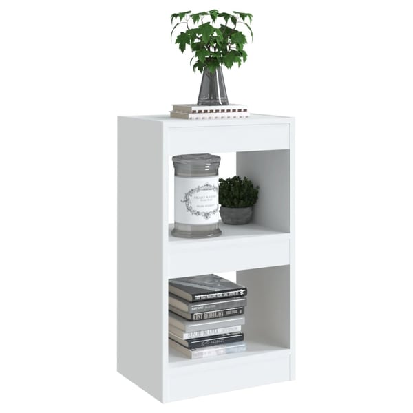 vidaXL bogreol/rumdeler 40x30x72 cm hvid