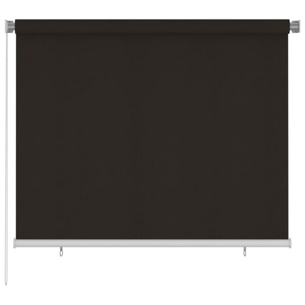 vidaXL Rullaverho ulkotiloihin 180x140 cm ruskea HDPE