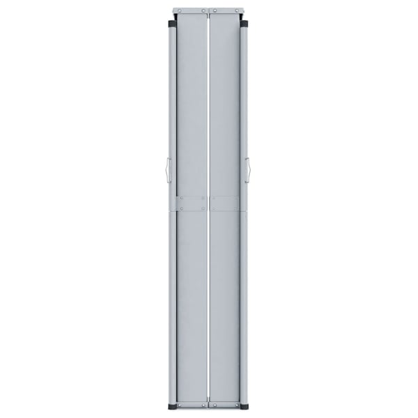 vidaXL sammenrullelig sidemarkise 160x1000 cm sort