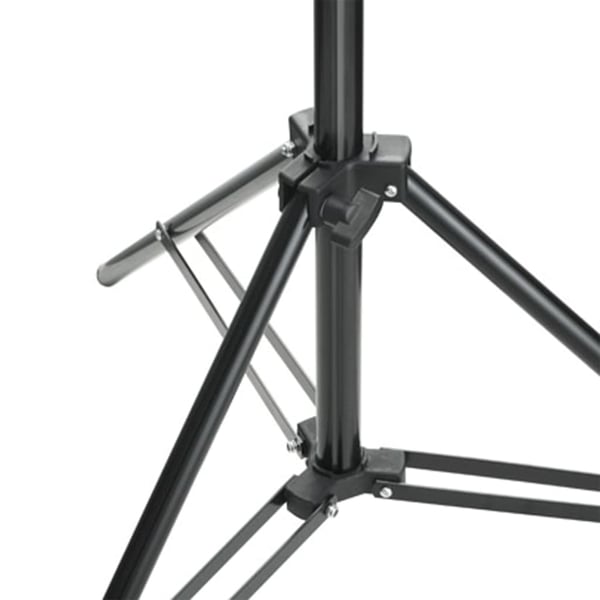 vidaXL fotostudiesæt med lampesæt + baggrund og reflektor
