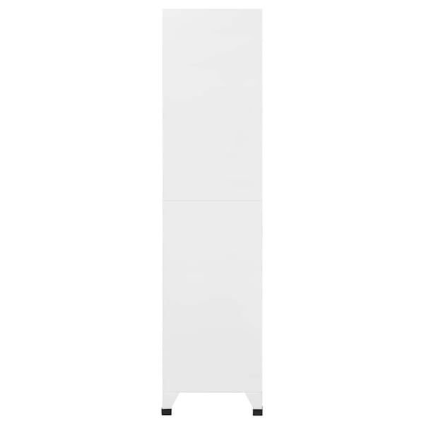 vidaXL Oppbevaringsskap lysegrå og mørkegrå 90x40x180 cm stål