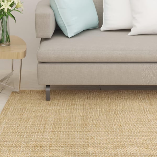 vidaXL Teppe naturlig sisal 100x350 cm