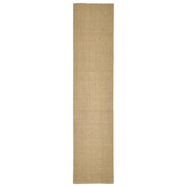 vidaXL Teppe naturlig sisal 66x300 cm