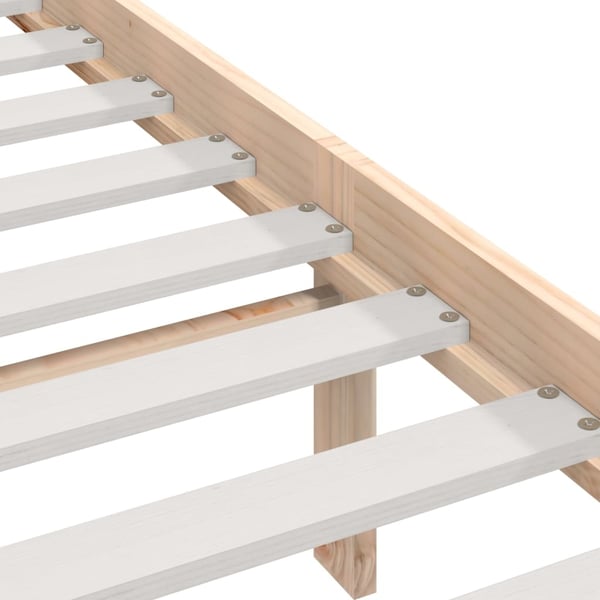vidaXL Sengeramme 75x190 cm heltre furu