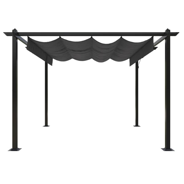 vidaXL Markise Hvit 3,5 x 2,5 m Metall