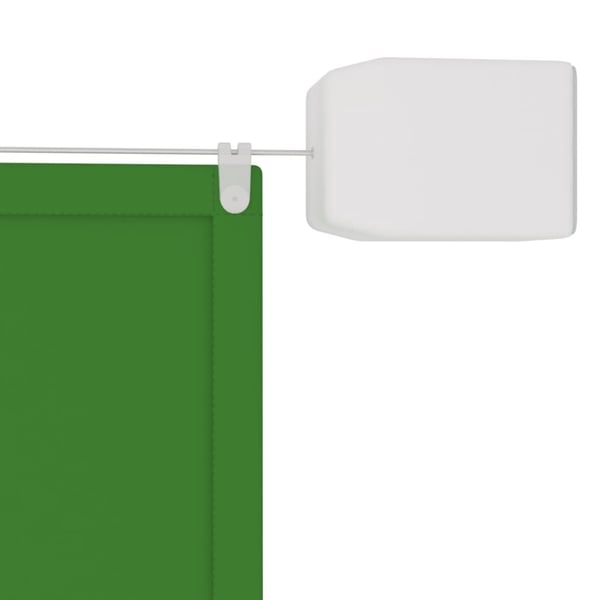 vidaXL Vertikal markise lysegrønn 140x420 cm oxfordstoff